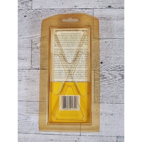 Vintage Kitty Kat Sight Words Flash Cards  School Approved 80s 90s 100 Words - Picture 2 of 3